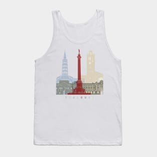 Toulouse skyline poster Tank Top